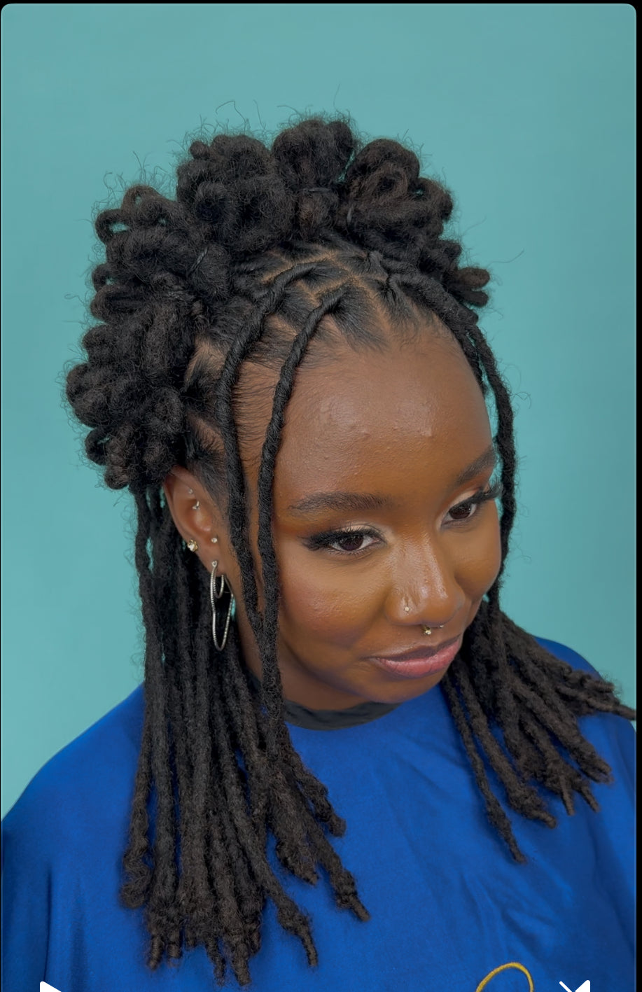 Video: Petal Halo Loc Style