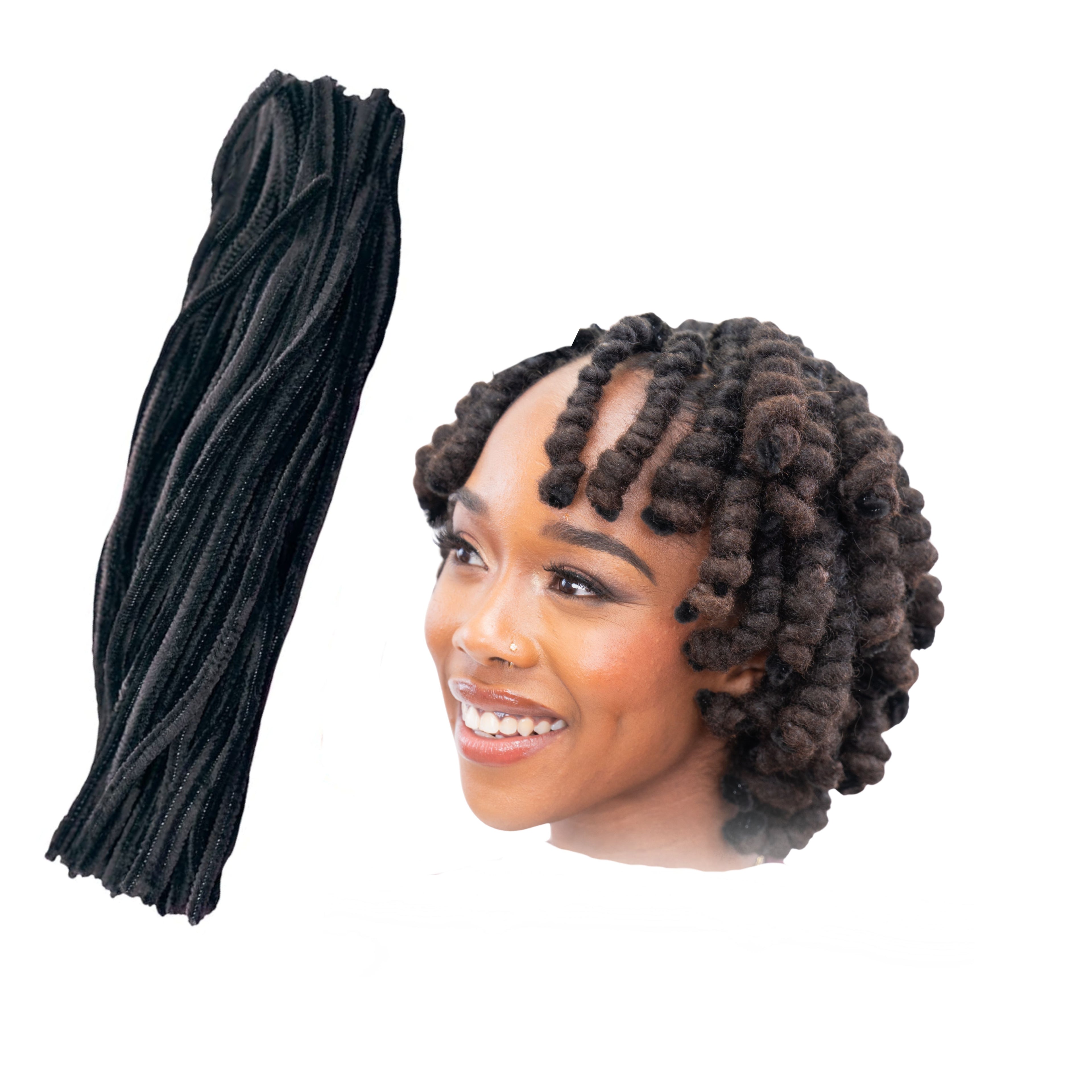 Pipe Cleaner Loc Curls