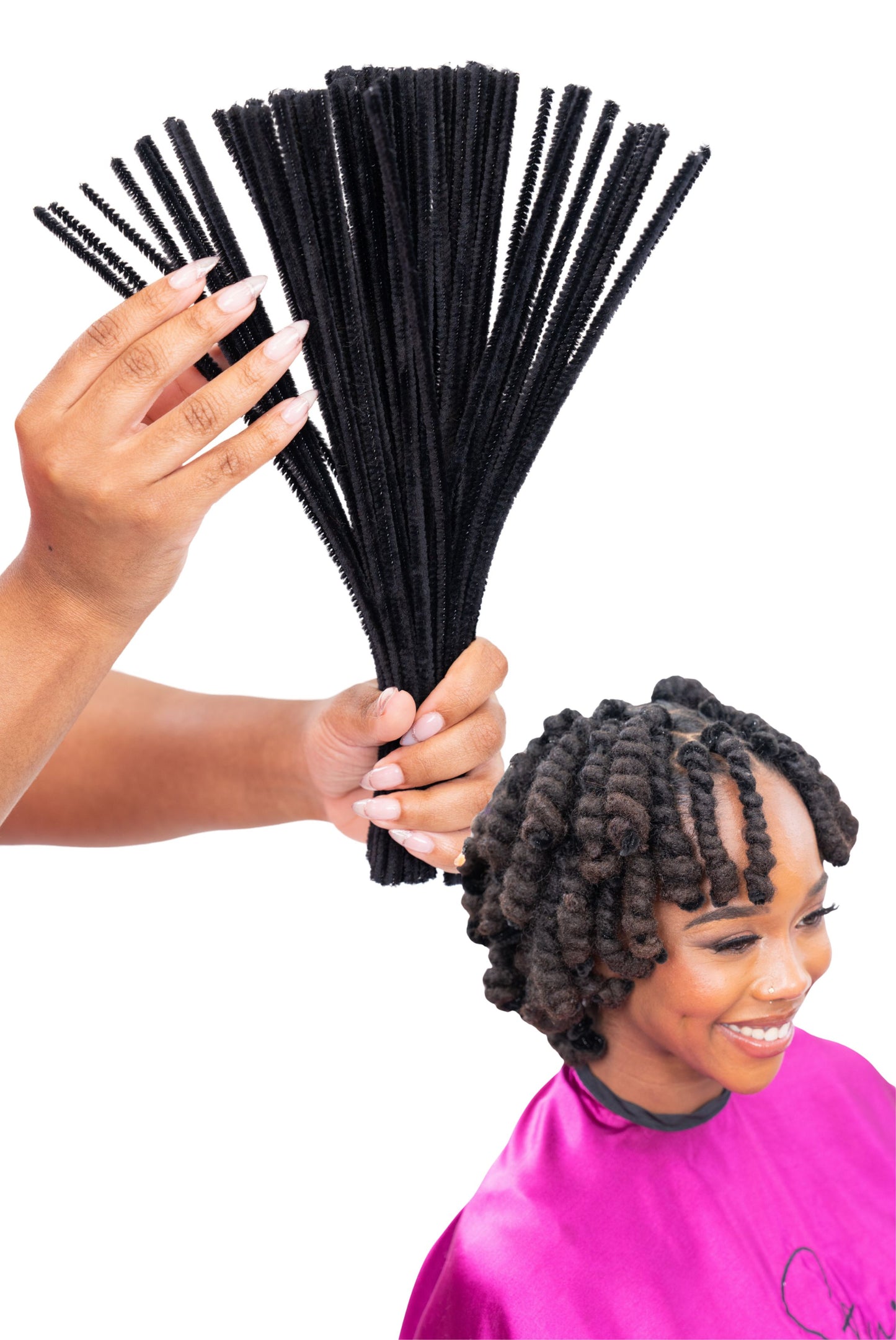 Pipe Cleaner Loc Curls